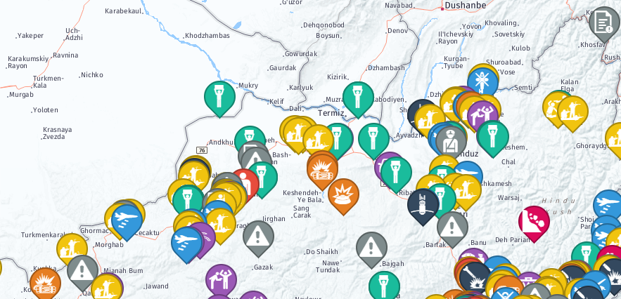 A snapshot of the security incidents across North Afghanistan in July and August 2018